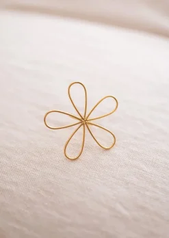 Store Bague Barkley Dorée - Forme de Fleur - Bijoux FemmeEasy Clothes Bagues