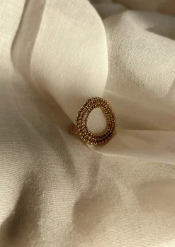Best Bague Dasou dorée | Bague ronde tressée | Prêt-à-porter en ligne | Easy Clothes Bagues