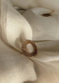 Best Bague Dasou dorée | Bague ronde tressée | Prêt-à-porter en ligne | Easy Clothes Bagues
