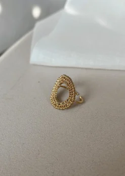 Best Bague Dasou dorée | Bague ronde tressée | Prêt-à-porter en ligne | Easy Clothes Bagues