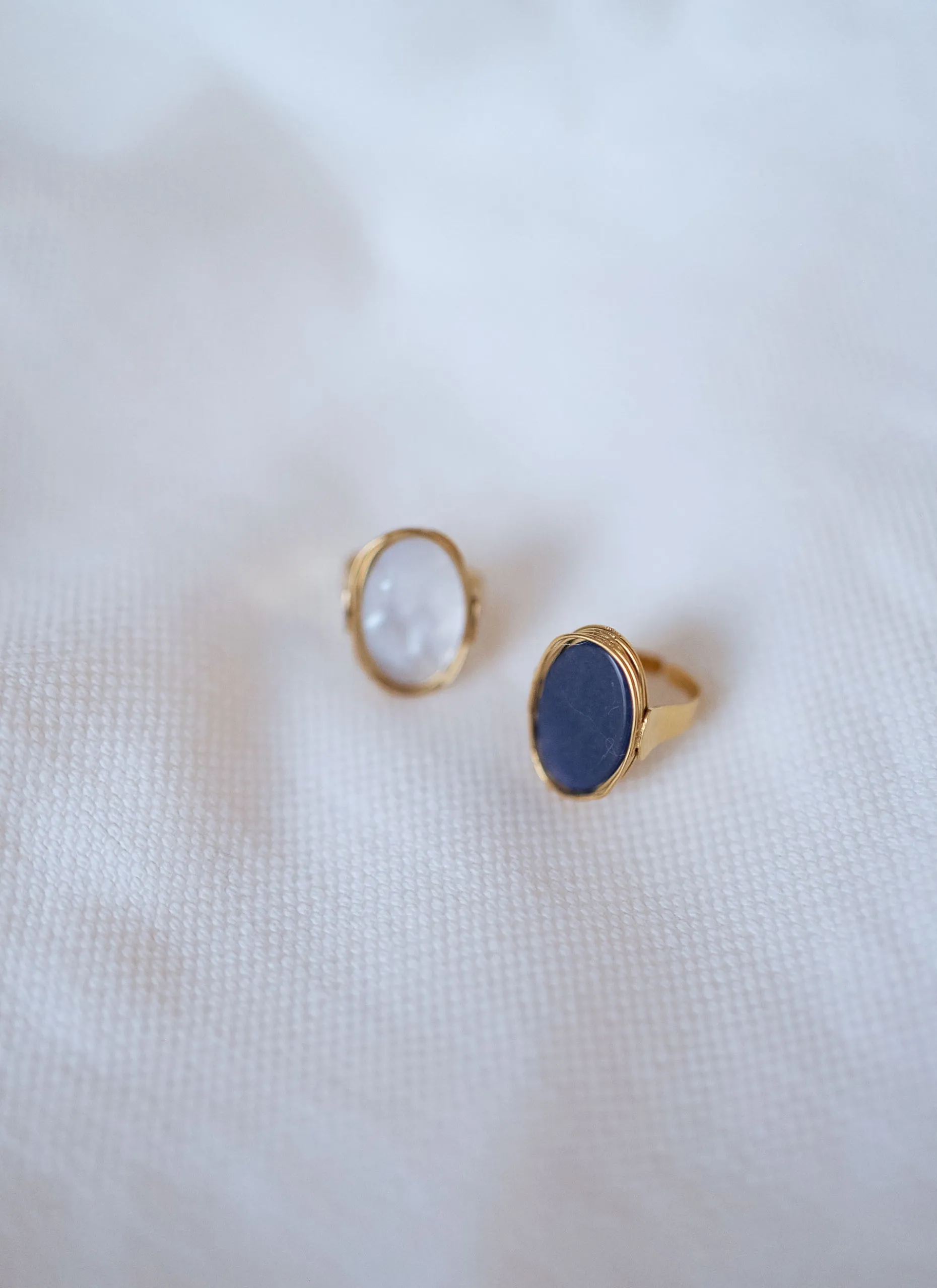 Discount Bague Lapy - dorée et écrueEasy Clothes Bagues