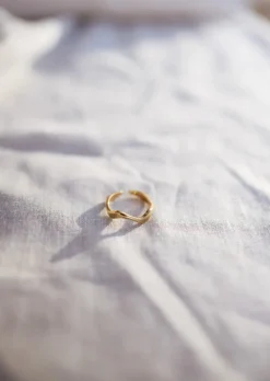 Hot Bague Nils - Dorée - Ajustable - Acier InoxydableEasy Clothes Bagues