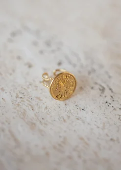 Discount Bague POP Dorée - Effet Pièce de Monnaie - Nos BijouxEasy Clothes Bagues