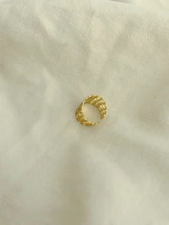 Flash Sale Bague Ural - doré et briqueEasy Clothes Bagues