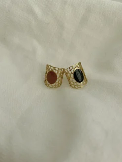 Flash Sale Bague Ural - doré et briqueEasy Clothes Bagues