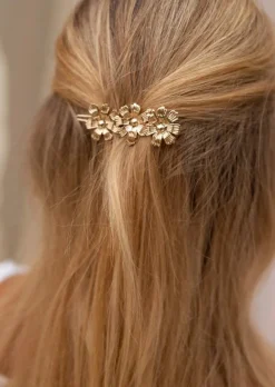 New Barrette à Cheveux Dorée - Galti - AccessoiresEasy Clothes Accessoires Cheveux