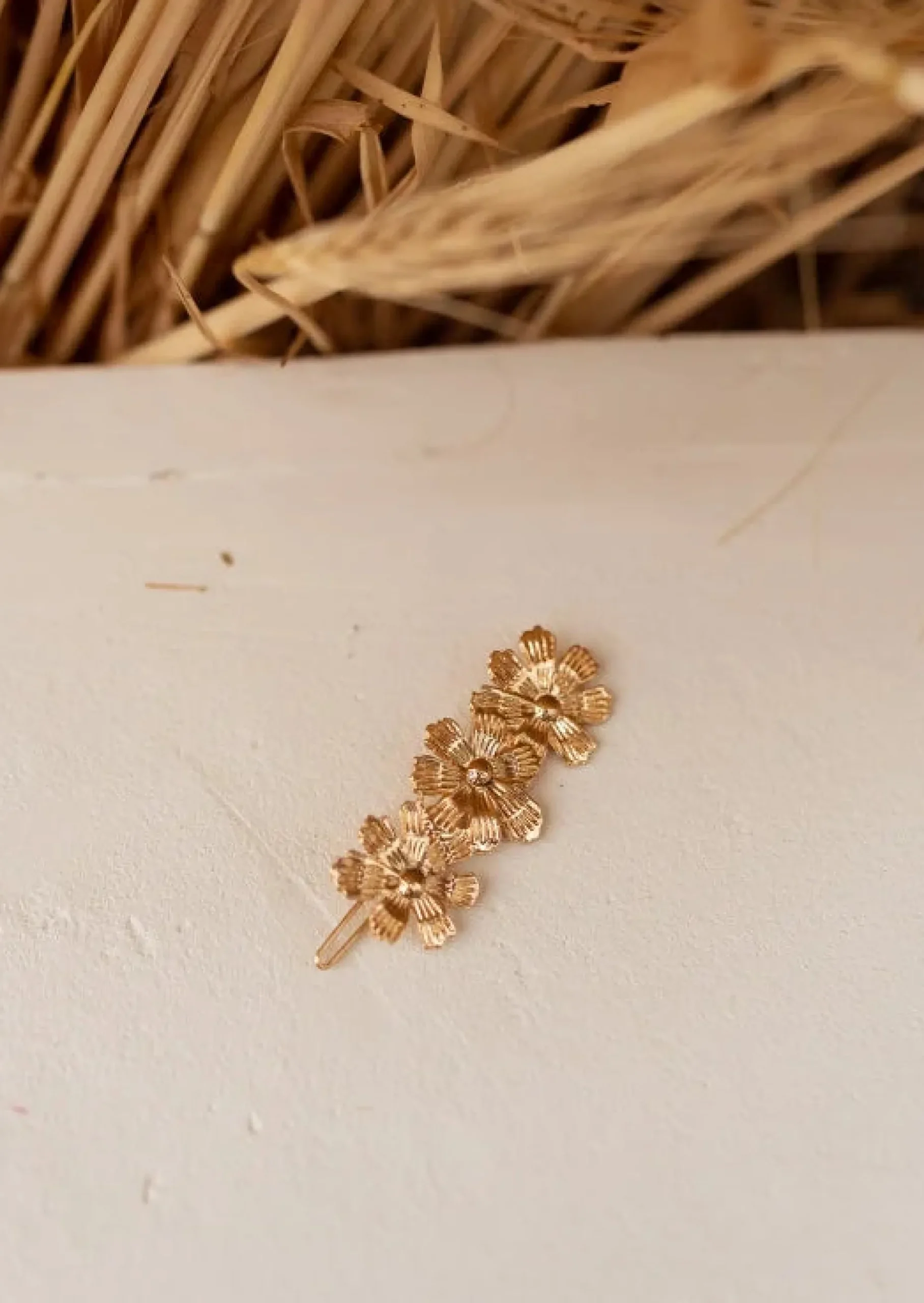 New Barrette à Cheveux Dorée - Galti - AccessoiresEasy Clothes Accessoires Cheveux