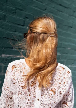 Online Barrette Cannes dorée | Barrette en feuille | Prêt-à-porter en ligne | Easy Clothes Accessoires Cheveux