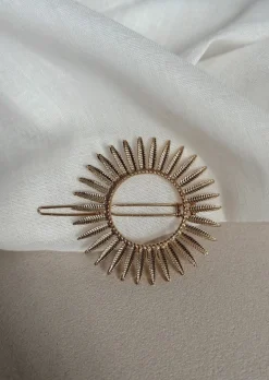 Best Barrette Sola dorée | Barrette ronde | Prêt-à-porter en ligne | Easy Clothes Accessoires Cheveux