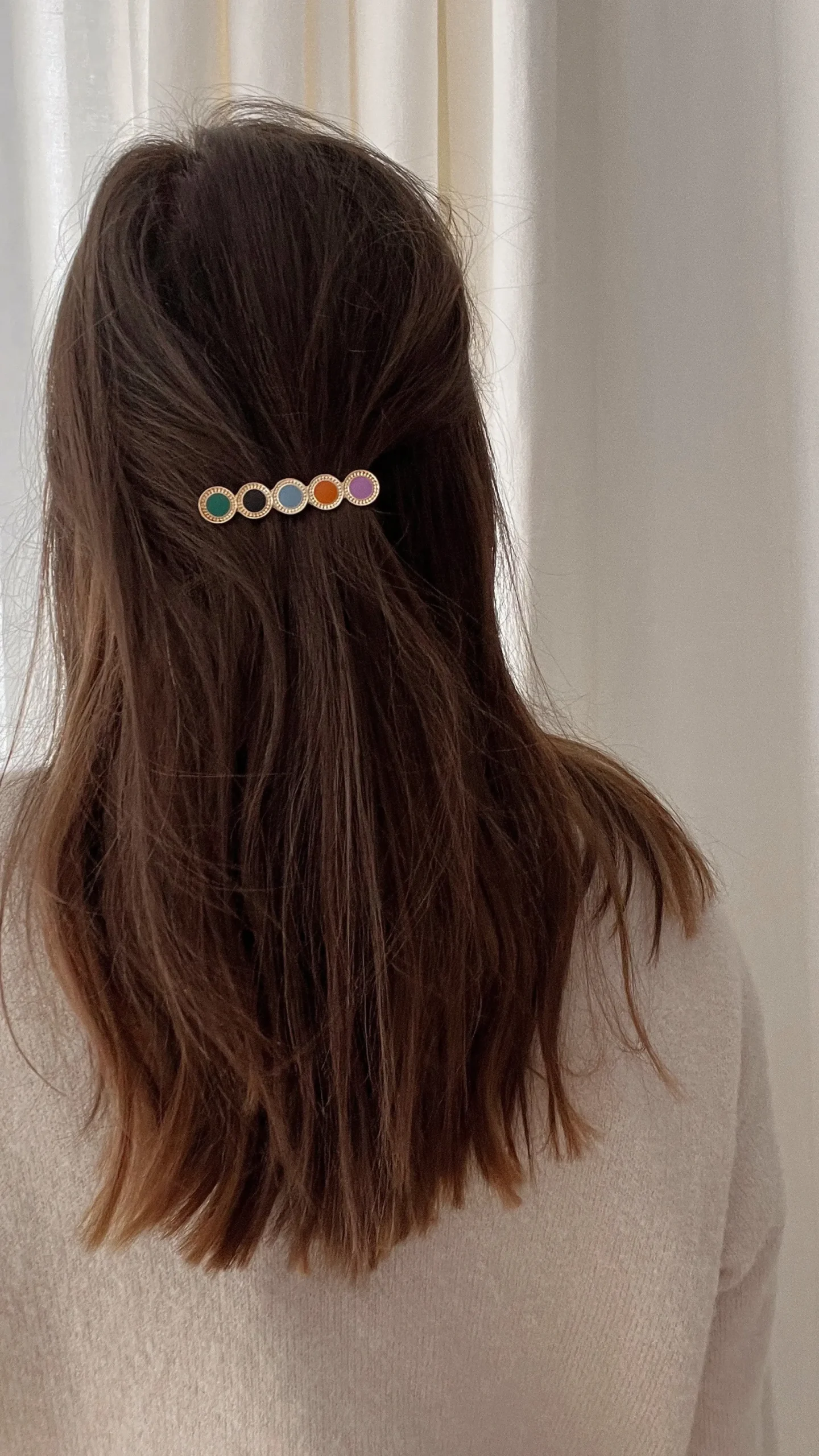 Flash Sale Barrette Styla - dorée et multicoloreEasy Clothes Accessoires Cheveux