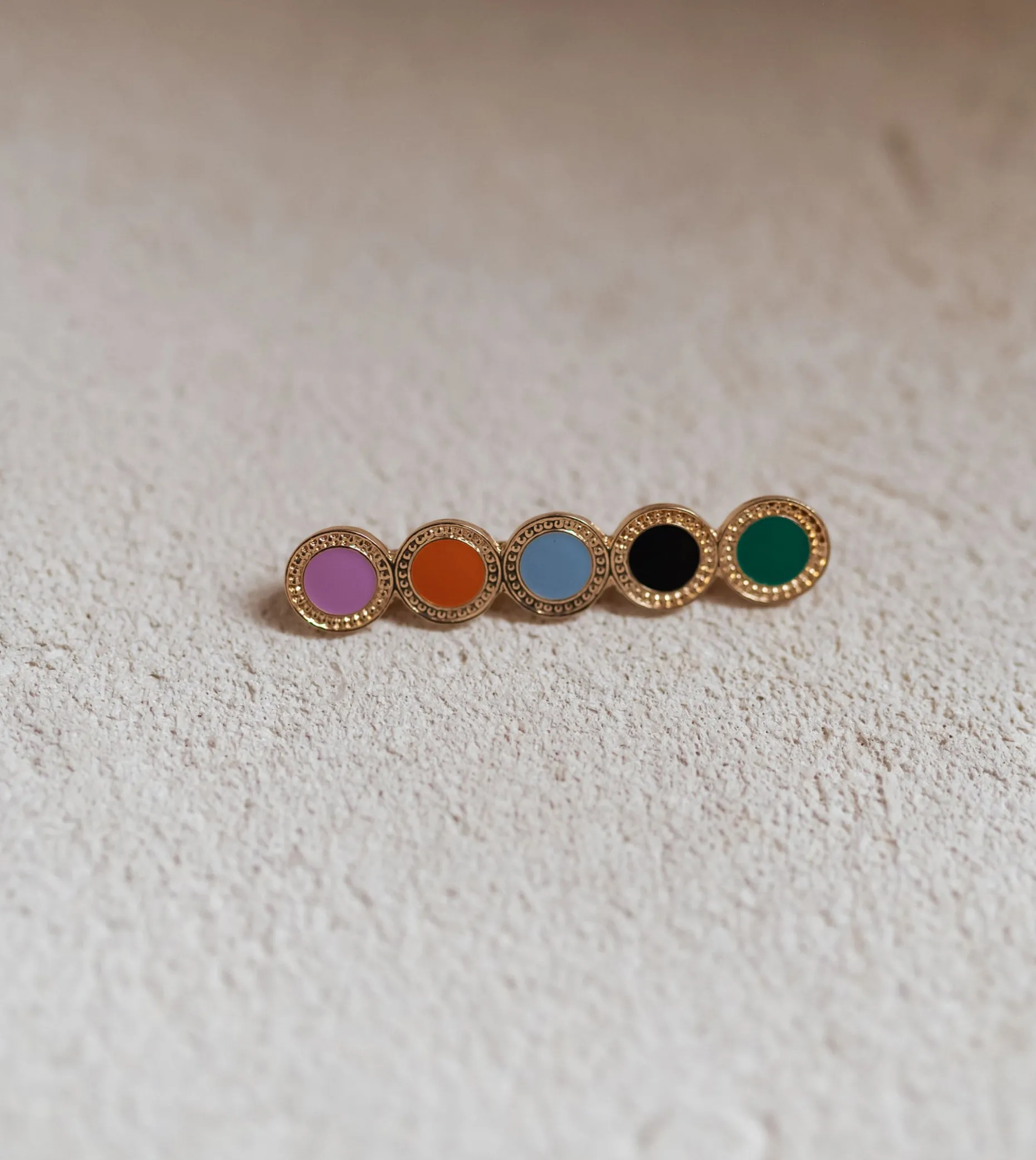 Flash Sale Barrette Styla - dorée et multicoloreEasy Clothes Accessoires Cheveux