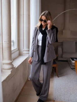 Cheap Blazer Denysa - grisEasy Clothes Femme Blazers