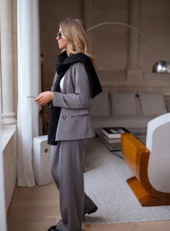 Cheap Blazer Denysa - grisEasy Clothes Femme Blazers