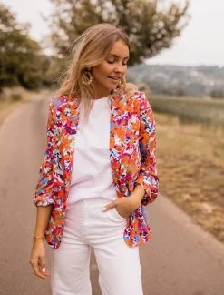 Flash Sale Blazer Lisbonne - à fleursEasy Clothes Femme Blazers