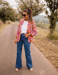 Flash Sale Blazer Lisbonne - à fleursEasy Clothes Femme Blazers