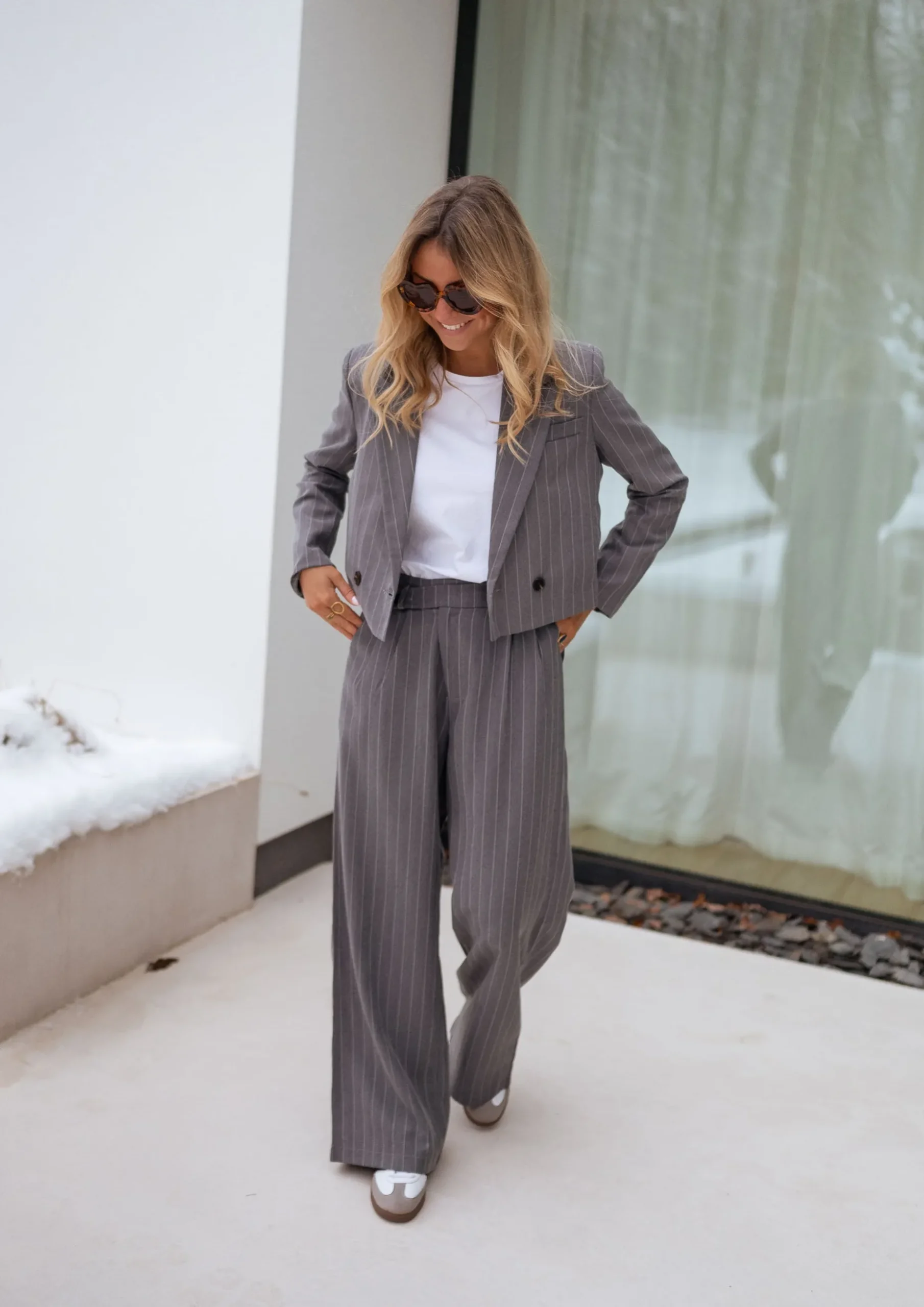 Cheap Blazer Manthy - gris lignéEasy Clothes Femme Blazers