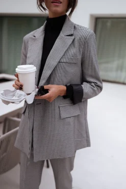 Shop Blazer Memphis - pied de pouleEasy Clothes Femme Blazers