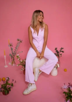 New Blazer Rose | Calista | Sans Manche | Vêtements FemmeEasy Clothes Femme Blazers