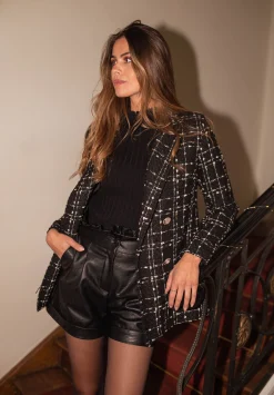 Cheap Blazer Salla - noirEasy Clothes Femme Blazers