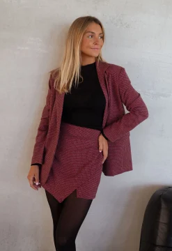 Discount Blazer Vanya - rouge pied de pouleEasy Clothes Femme Blazers
