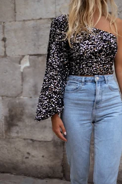 Flash Sale Blouse Albane - à paillettesEasy Clothes Femme Chemisiers & Blouses