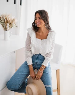 Best Sale Blouse Armane - blancheEasy Clothes Femme Chemisiers & Blouses