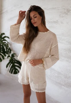 New Blouse Augustine - écrue en crochetEasy Clothes Femme Chemisiers & Blouses