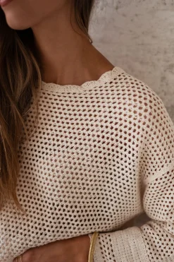 New Blouse Augustine - écrue en crochetEasy Clothes Femme Chemisiers & Blouses