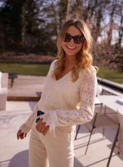 Flash Sale Blouse Brooke - écrueEasy Clothes Femme Chemisiers & Blouses