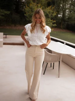 Hot Blouse Carmen - écrueEasy Clothes Femme Chemisiers & Blouses