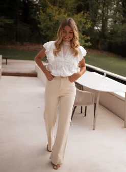 Hot Blouse Carmen - écrueEasy Clothes Femme Chemisiers & Blouses