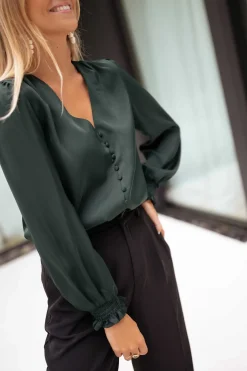 Hot Blouse Daina - verteEasy Clothes Femme Chemisiers & Blouses