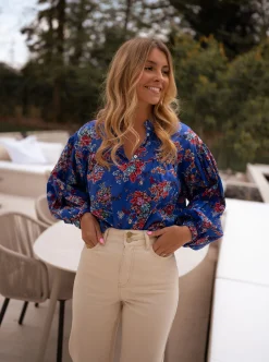 Store Blouse Divna - bleueEasy Clothes Femme Chemisiers & Blouses
