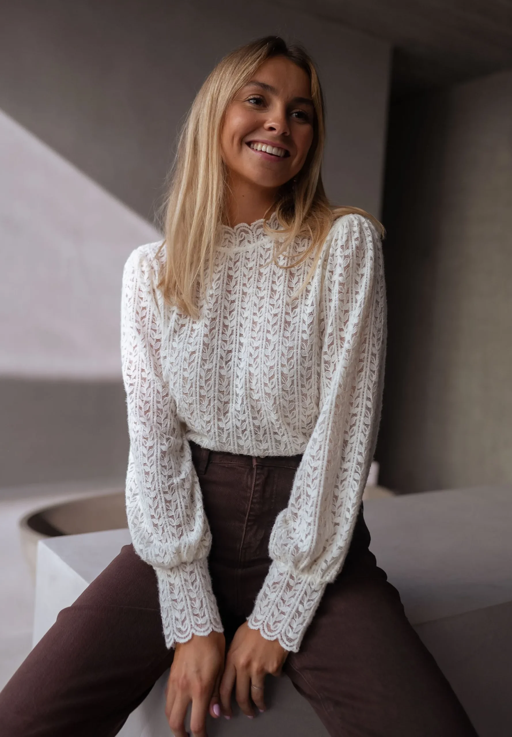 Clearance Blouse Emma - écrueEasy Clothes Femme Chemisiers & Blouses