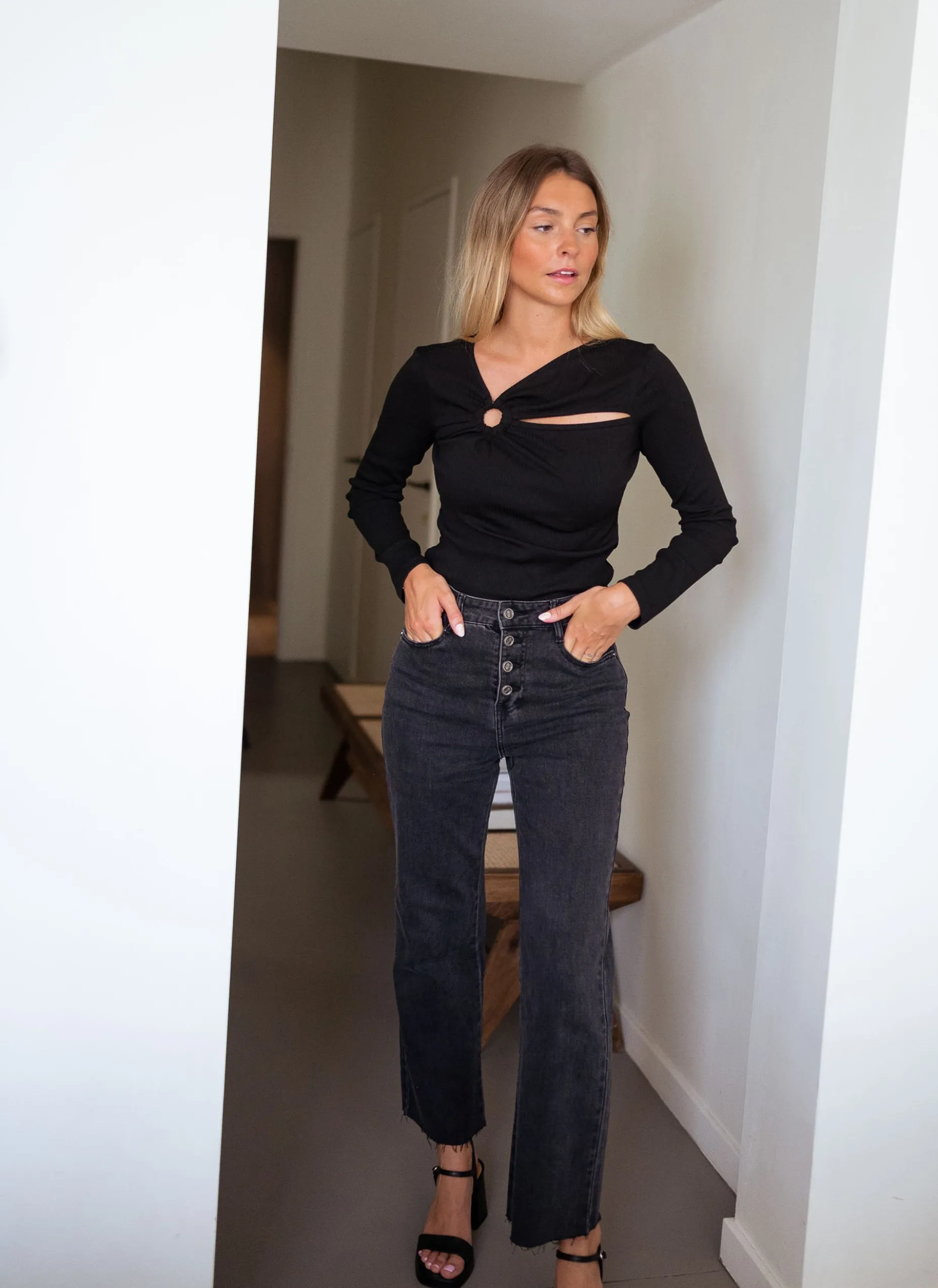 Outlet Blouse Evy - noireEasy Clothes Femme Chemisiers & Blouses