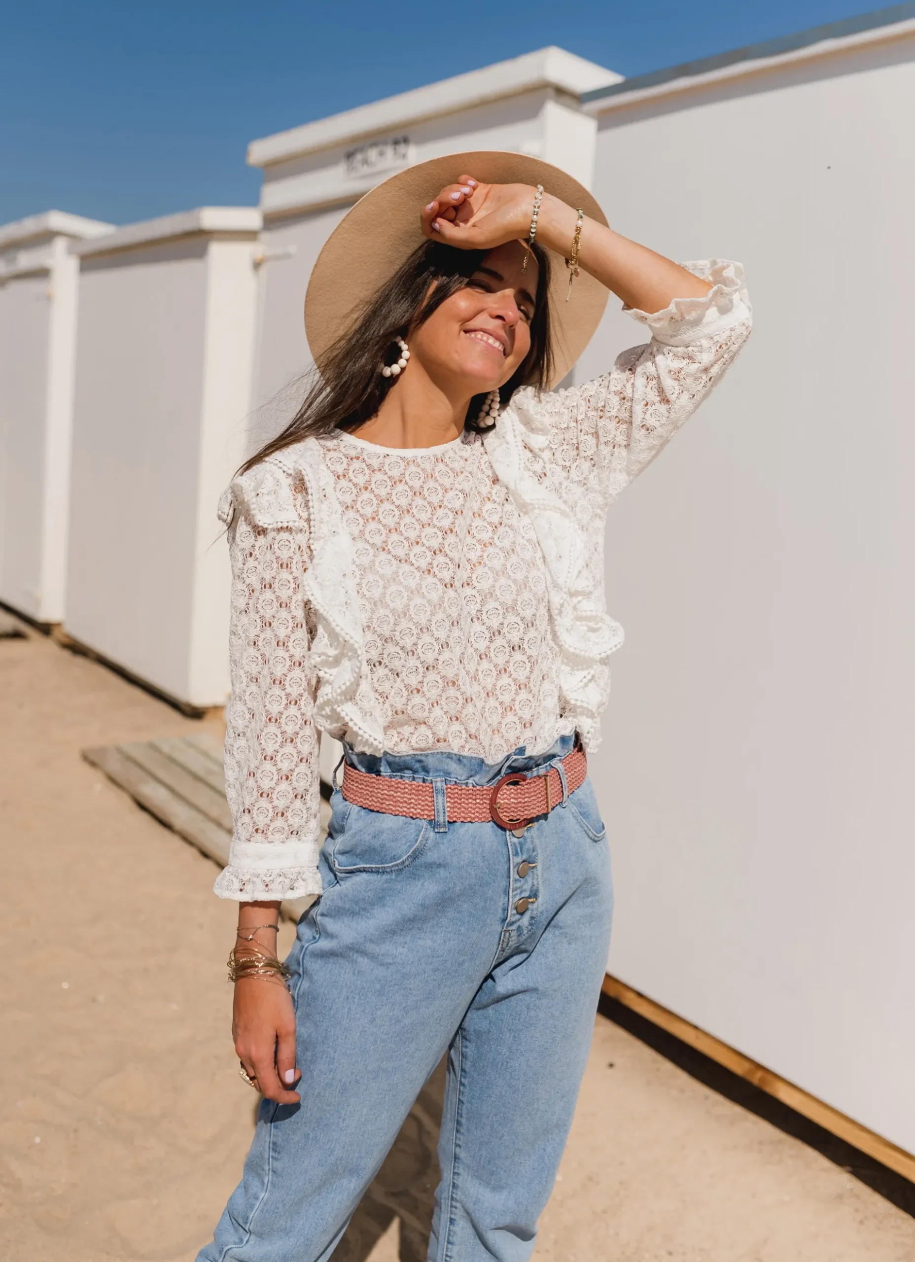 Flash Sale Blouse Filly - blancheEasy Clothes Femme Chemisiers & Blouses