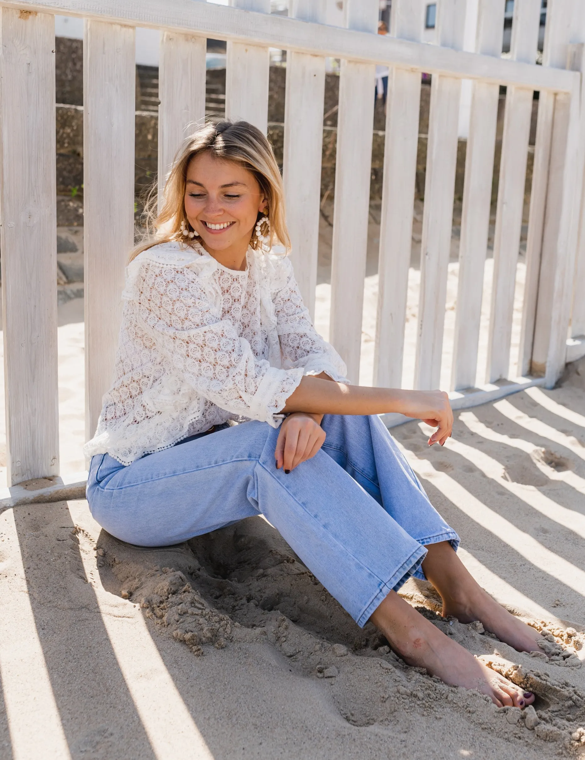 Flash Sale Blouse Filly - blancheEasy Clothes Femme Chemisiers & Blouses