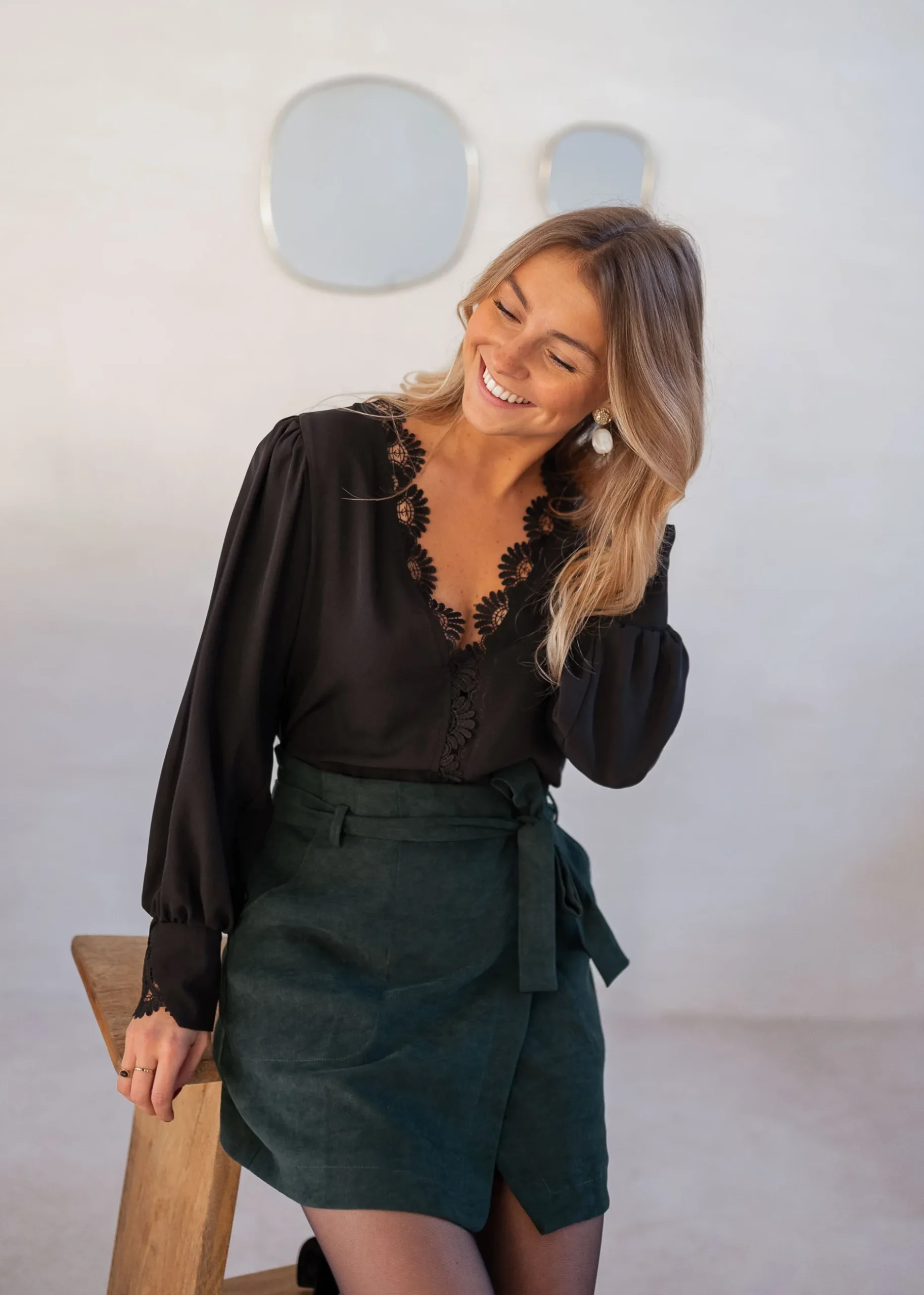 Clearance Blouse Gamora CREATION - noireEasy Clothes Femme Chemisiers & Blouses