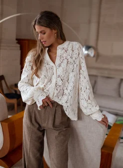 New Blouse Jade - écrueEasy Clothes Femme Chemisiers & Blouses