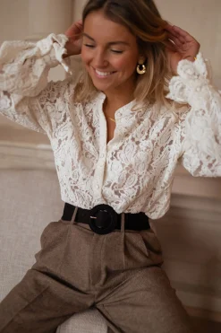 New Blouse Jade - écrueEasy Clothes Femme Chemisiers & Blouses
