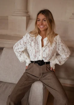 New Blouse Jade - écrueEasy Clothes Femme Chemisiers & Blouses