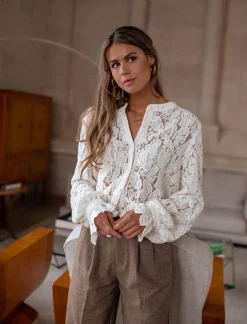 New Blouse Jade - écrueEasy Clothes Femme Chemisiers & Blouses