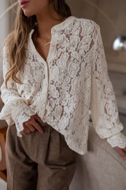 New Blouse Jade - écrueEasy Clothes Femme Chemisiers & Blouses