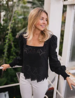 Outlet Blouse Jody CREATION - noireEasy Clothes Femme Chemisiers & Blouses