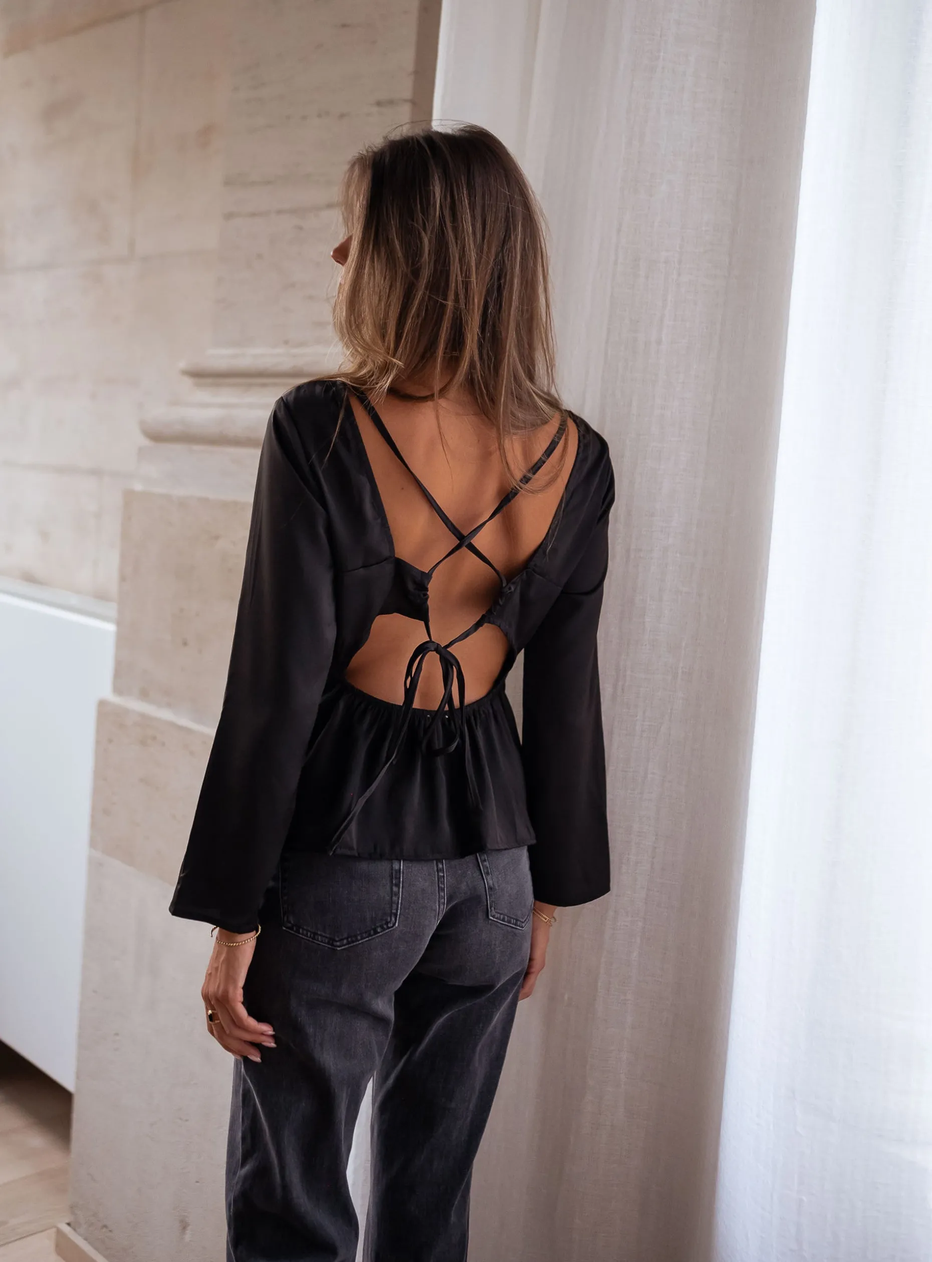 New Blouse Joma - noireEasy Clothes Femme Chemisiers & Blouses