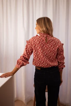 Flash Sale Blouse Joyca - rose à fleursEasy Clothes Femme Chemisiers & Blouses