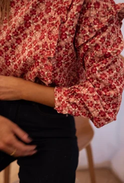 Flash Sale Blouse Joyca - rose à fleursEasy Clothes Femme Chemisiers & Blouses