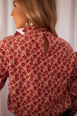 Flash Sale Blouse Joyca - rose à fleursEasy Clothes Femme Chemisiers & Blouses