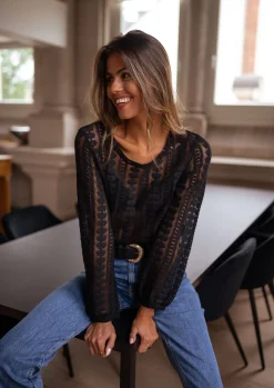 Cheap Blouse Laslo - noireEasy Clothes Femme Chemisiers & Blouses