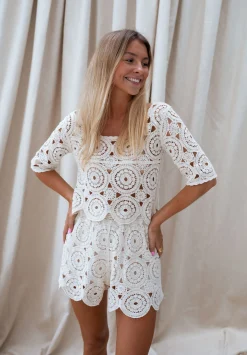 Fashion Blouse Linda - écrue en crochetEasy Clothes Femme Chemisiers & Blouses